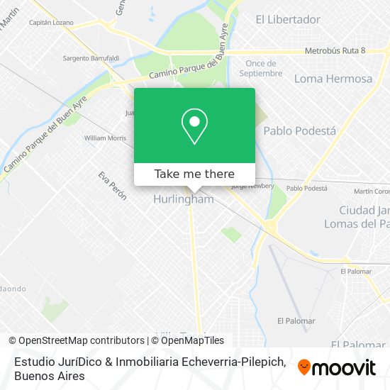 Mapa de Estudio JuríDico & Inmobiliaria Echeverria-Pilepich