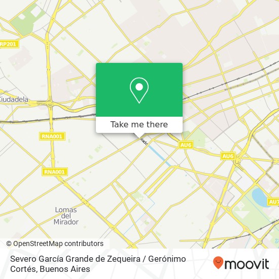 Severo García Grande de Zequeira / Gerónimo Cortés map