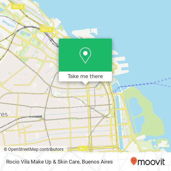 Rocio Vila Make Up & Skin Care map