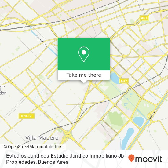 Mapa de Estudios Juridicos-Estudio Juridico Inmobiliario Jb Propiedades