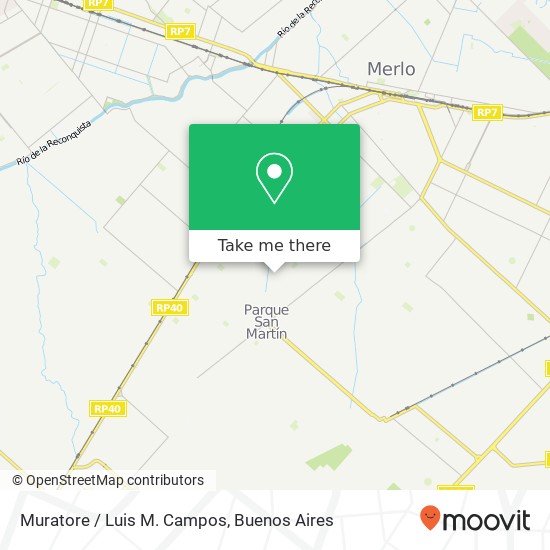 Muratore / Luis M. Campos map