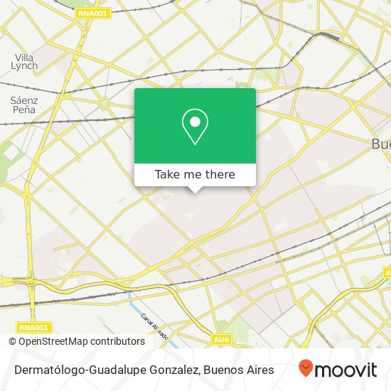 Dermatólogo-Guadalupe Gonzalez map