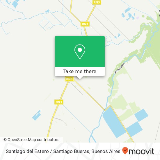 Santiago del Estero / Santiago Bueras map