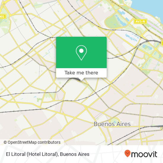 El Litoral (Hotel Litoral) map