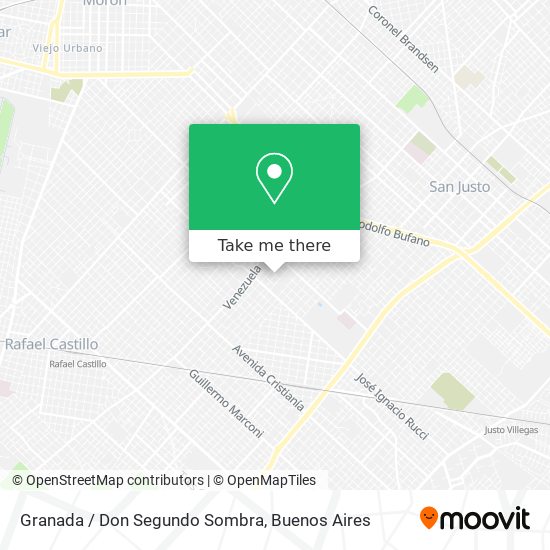 Mapa de Granada / Don Segundo Sombra