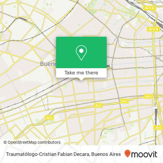 Traumatólogo-Cristian Fabian Decara map