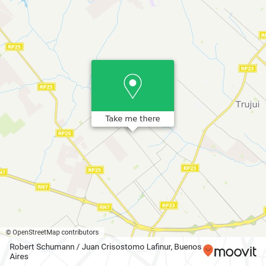 Robert Schumann / Juan Crisostomo Lafinur map