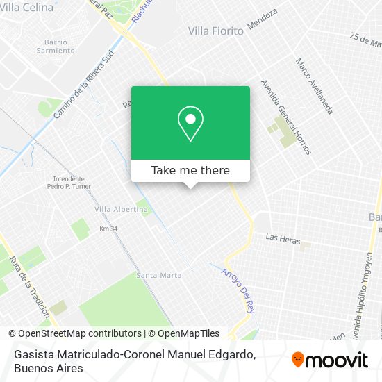 Gasista Matriculado-Coronel Manuel Edgardo map