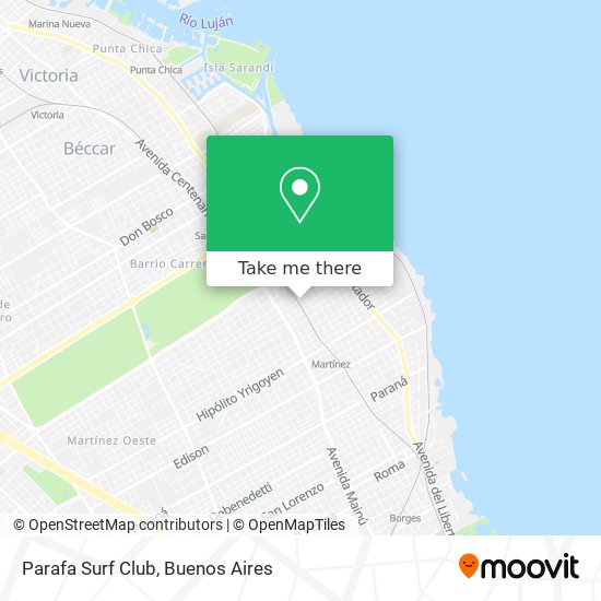 Parafa Surf Club map