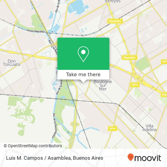 Mapa de Luis M. Campos / Asamblea