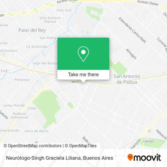 Neurólogo-Singh Graciela Liliana map