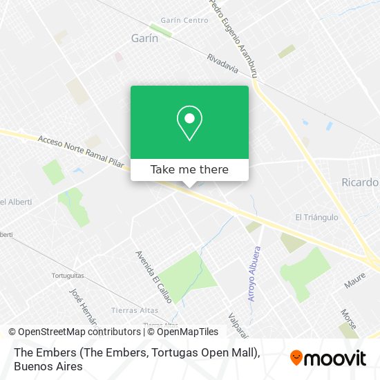 Mapa de The Embers (The Embers, Tortugas Open Mall)