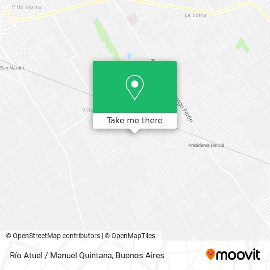 Mapa de Río Atuel / Manuel Quintana