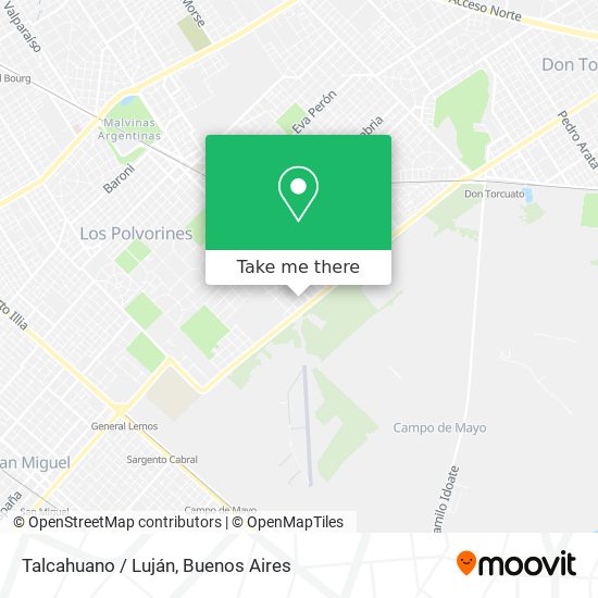 Talcahuano / Luján map