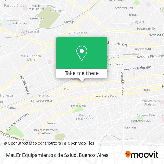 Mapa de Mat.Er Equipamientos de Salud