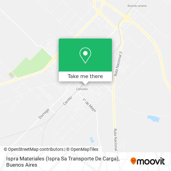 Mapa de Ispra Materiales (Ispra Sa Transporte De Carga)