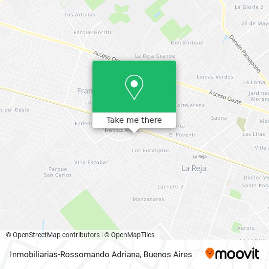 Inmobiliarias-Rossomando Adriana map