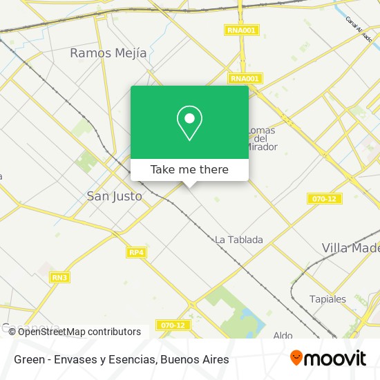 Green - Envases y Esencias map