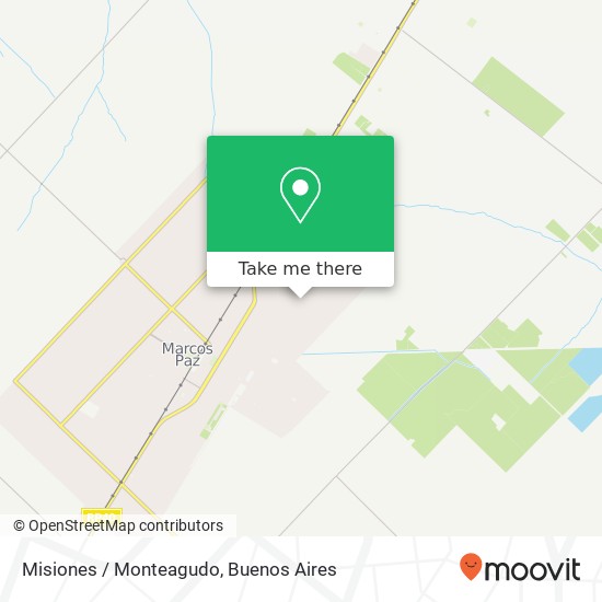 Mapa de Misiones / Monteagudo