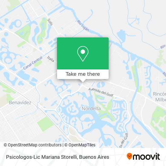 Psicologos-Lic Mariana Storelli map