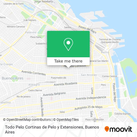 Todo Pelo Cortinas de Pelo y Extensiones map