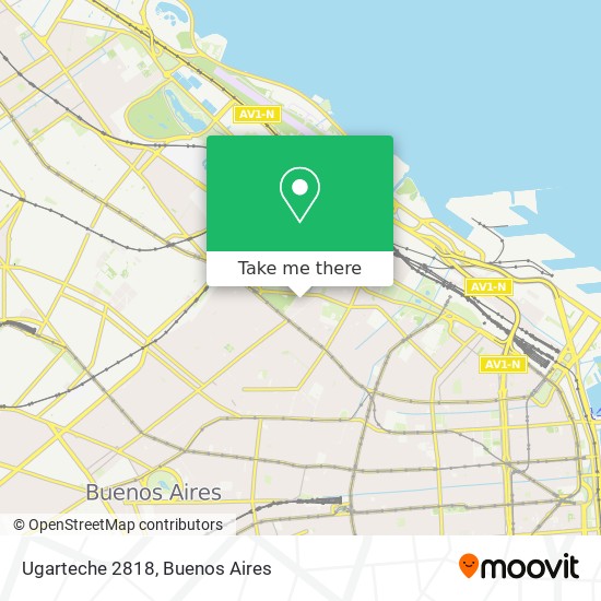 Ugarteche 2818 map
