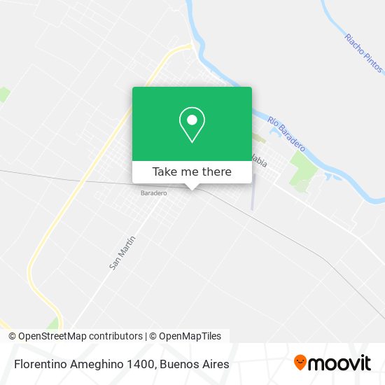 Florentino Ameghino 1400 map