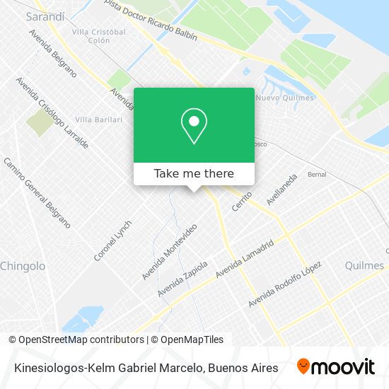 Mapa de Kinesiologos-Kelm Gabriel Marcelo