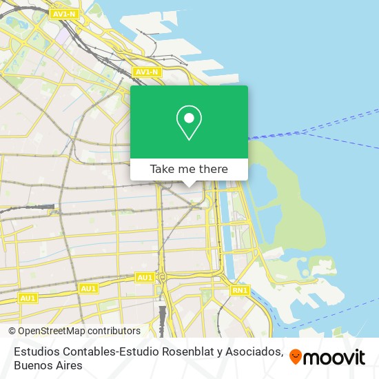 Estudios Contables-Estudio Rosenblat y Asociados map