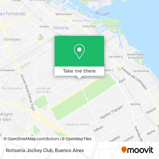 Mapa de Rotiseria Jockey Club