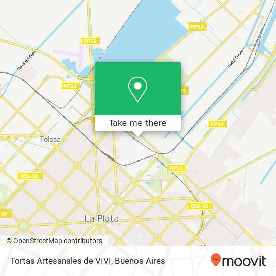 Mapa de Tortas Artesanales de VIVI