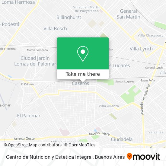 Centro de Nutricion y Estetica Integral map