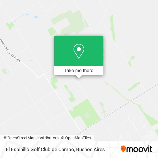 El Espinillo Golf Club de Campo map