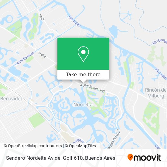 Sendero   Nordelta   Av  del Golf 610 map