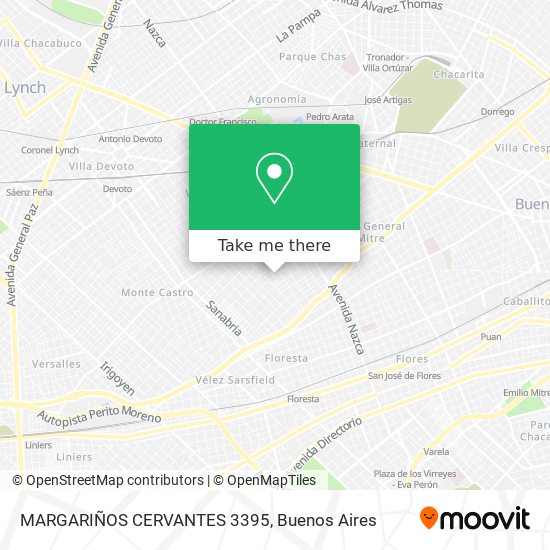 MARGARIÑOS CERVANTES 3395 map