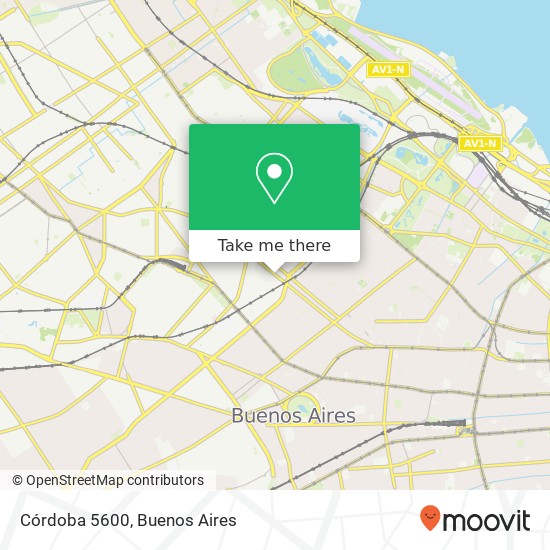 Córdoba 5600 map