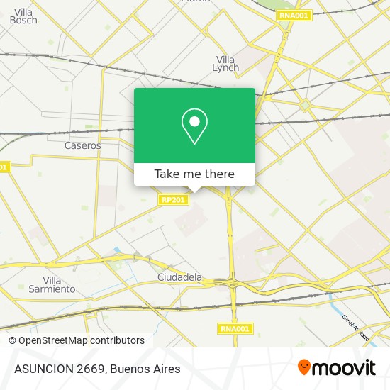 ASUNCION 2669 map