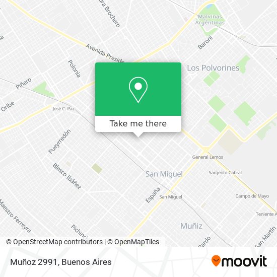 Muñoz 2991 map