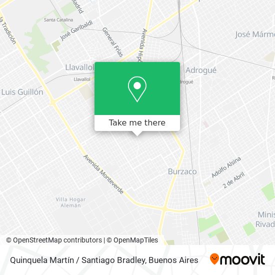 Mapa de Quinquela Martín / Santiago Bradley