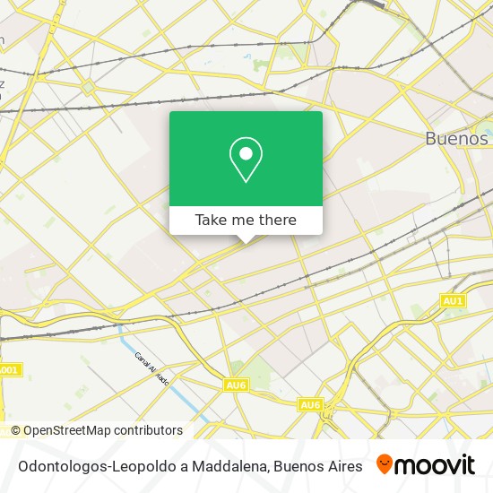 Odontologos-Leopoldo a Maddalena map