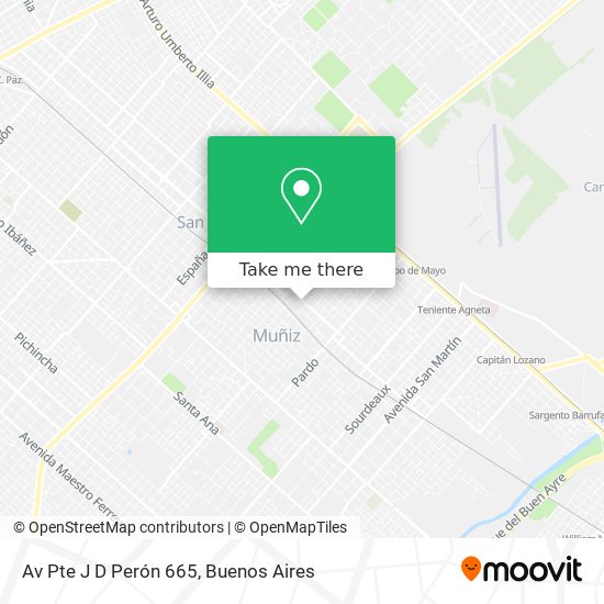 Av  Pte  J  D  Perón 665 map