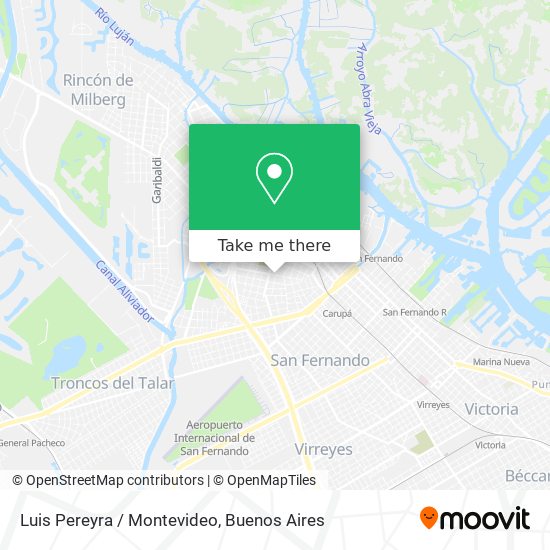 Luis Pereyra / Montevideo map