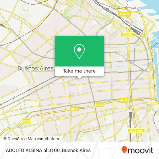 ADOLFO ALSINA al 3100 map