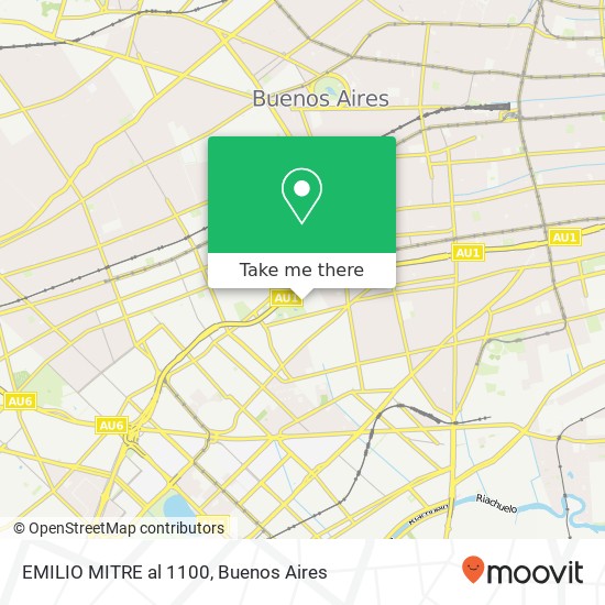 EMILIO MITRE al 1100 map