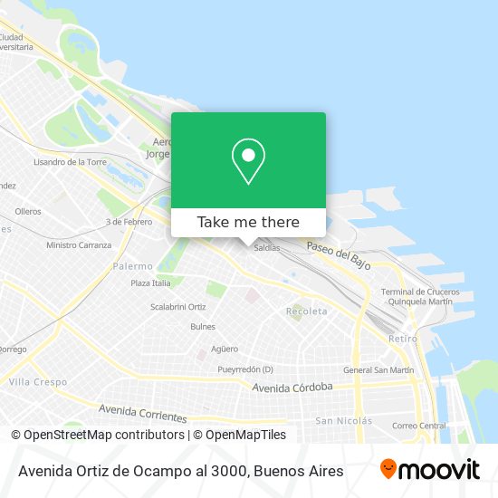 Avenida Ortiz de Ocampo al 3000 map