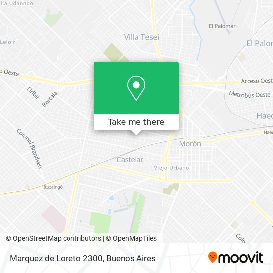 Marquez de Loreto 2300 map