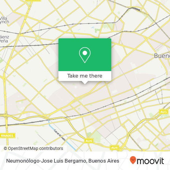 Neumonólogo-Jose Luis Bergamo map