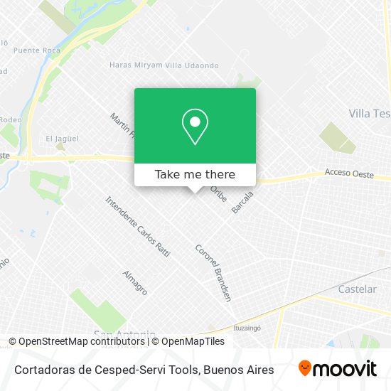 Cortadoras de Cesped-Servi Tools map