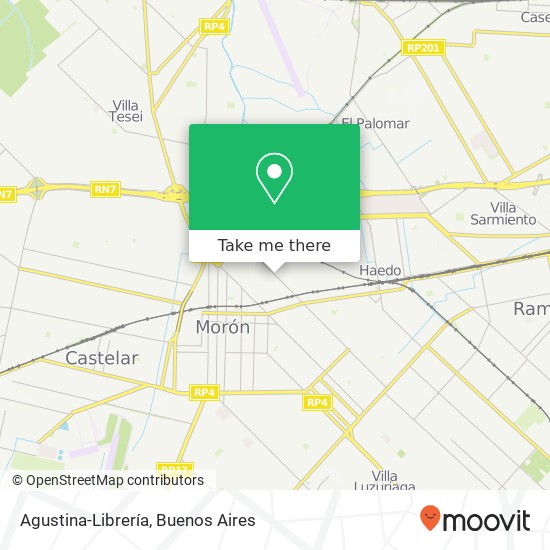 Agustina-Librería map