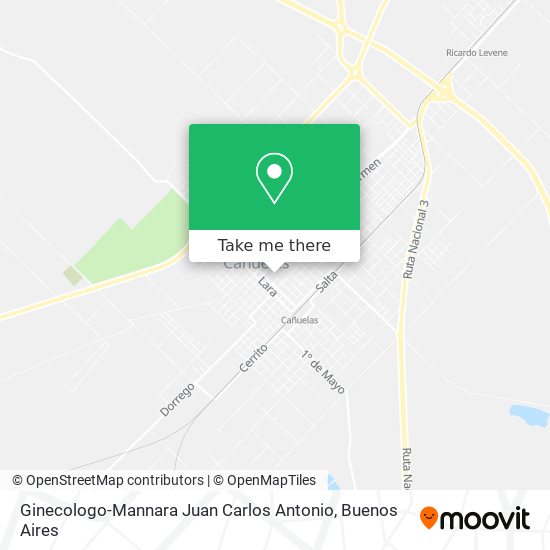 Mapa de Ginecologo-Mannara Juan Carlos Antonio